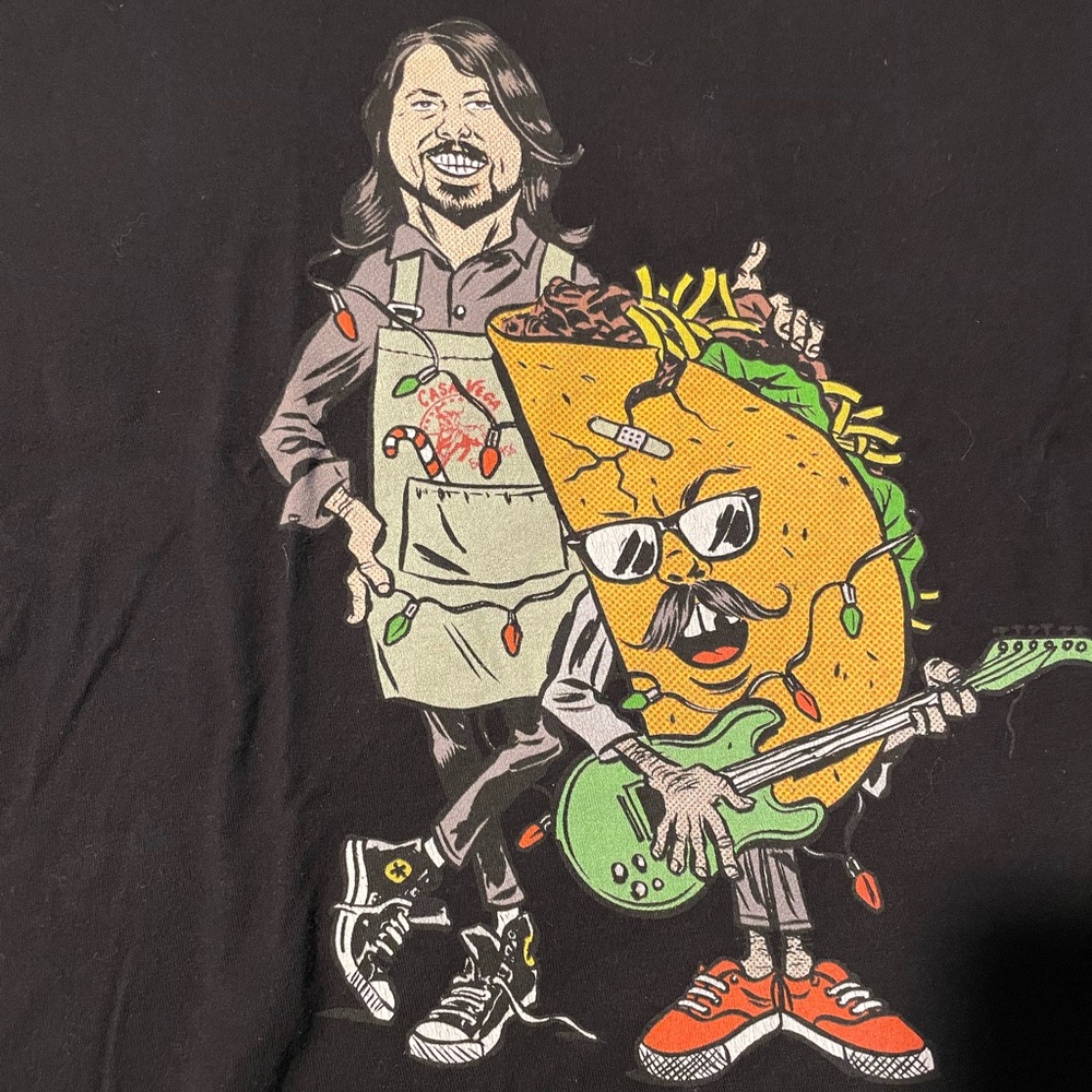 Limited RARE Foo Fighters x Casa Vega charity T-shirt XL